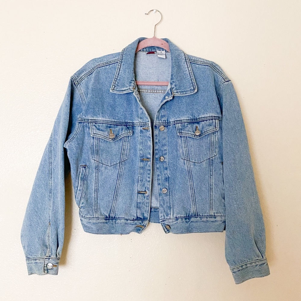 Zana Di Light Blue Jean Jacket M
